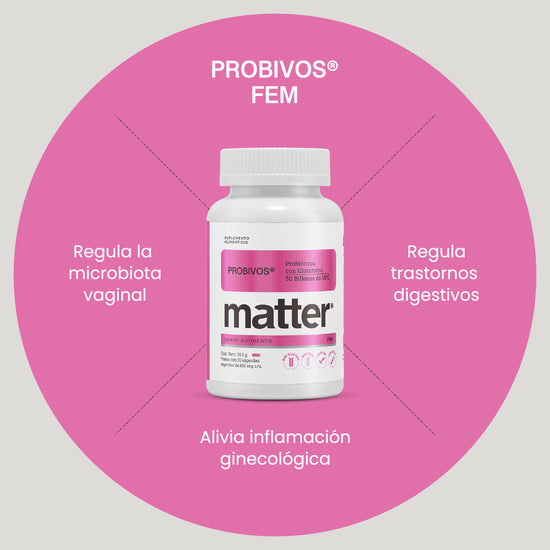 Probivos Fem | Probióticos con Glutamina para Mujer