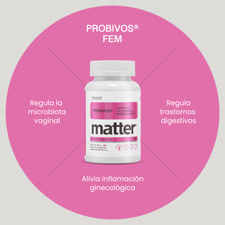 Probivos Fem | Probióticos con Glutamina para Mujer