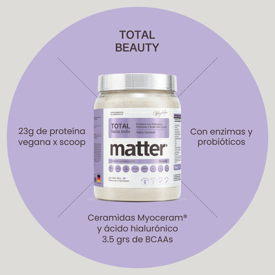 Total Beauty | Proteína con Probióticos, Enzimas, Myoceram® y Ácido Hialurónico